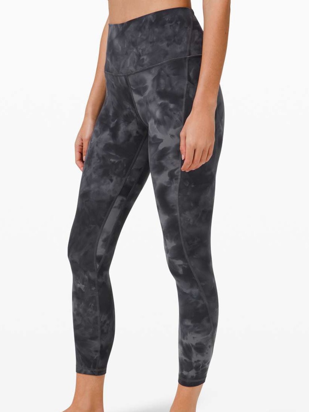 Lululemon Align High Rise 25” Leggings Diamond Dye Grey Size 8